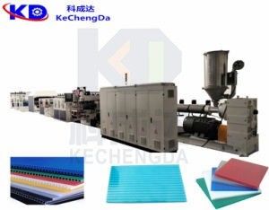 SJ90 SJ120 Pc Hollow Sheet Extrusion Line Plastic Profile Extrusion Equipment