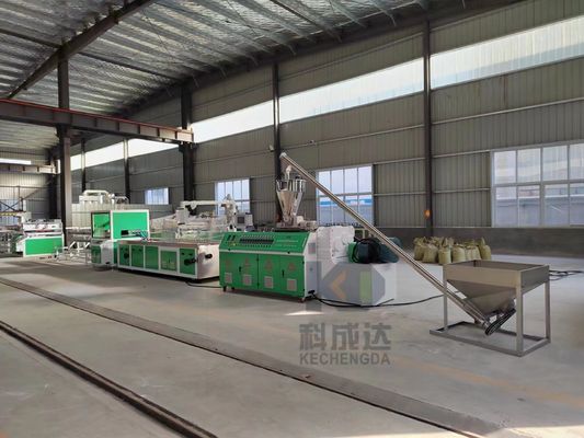 250Kg/H Wood Plastic WPC Profile Extruder Machine PE Pvc Ceiling Plastic Extruder