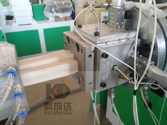 High Efficiency PVC Wood Plastic Door Cover Production Line