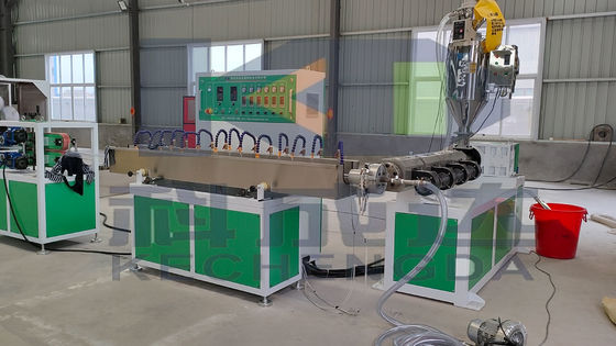 Fully Automatic PVC Fiber Braided Reinforced 3 Layer Garden Hose Pipe Extruder Making Machine Production Line