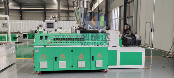 SJSZ Series Conical Twin Screw Extruder / Plastic Twin Screw Extruder