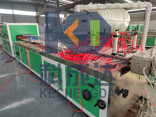 PP PE PVC WPC wood plastic composite machine/Door panel profile extruder/Outdoor decking wall panel board production lin