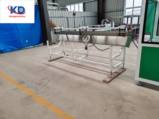 PP PE 10m Plastic Profile Extruder Machine PVC WPC Plastic Profile Production Line