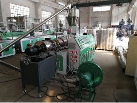 Automatic Plastic Pelletizing Machine With Twin Screw Extruder And Die Face Cutting